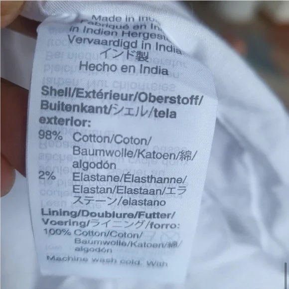 J.CREW White Sleeveless Poplin Tiered Midi Dress Size 6 - Picture 8 of 9